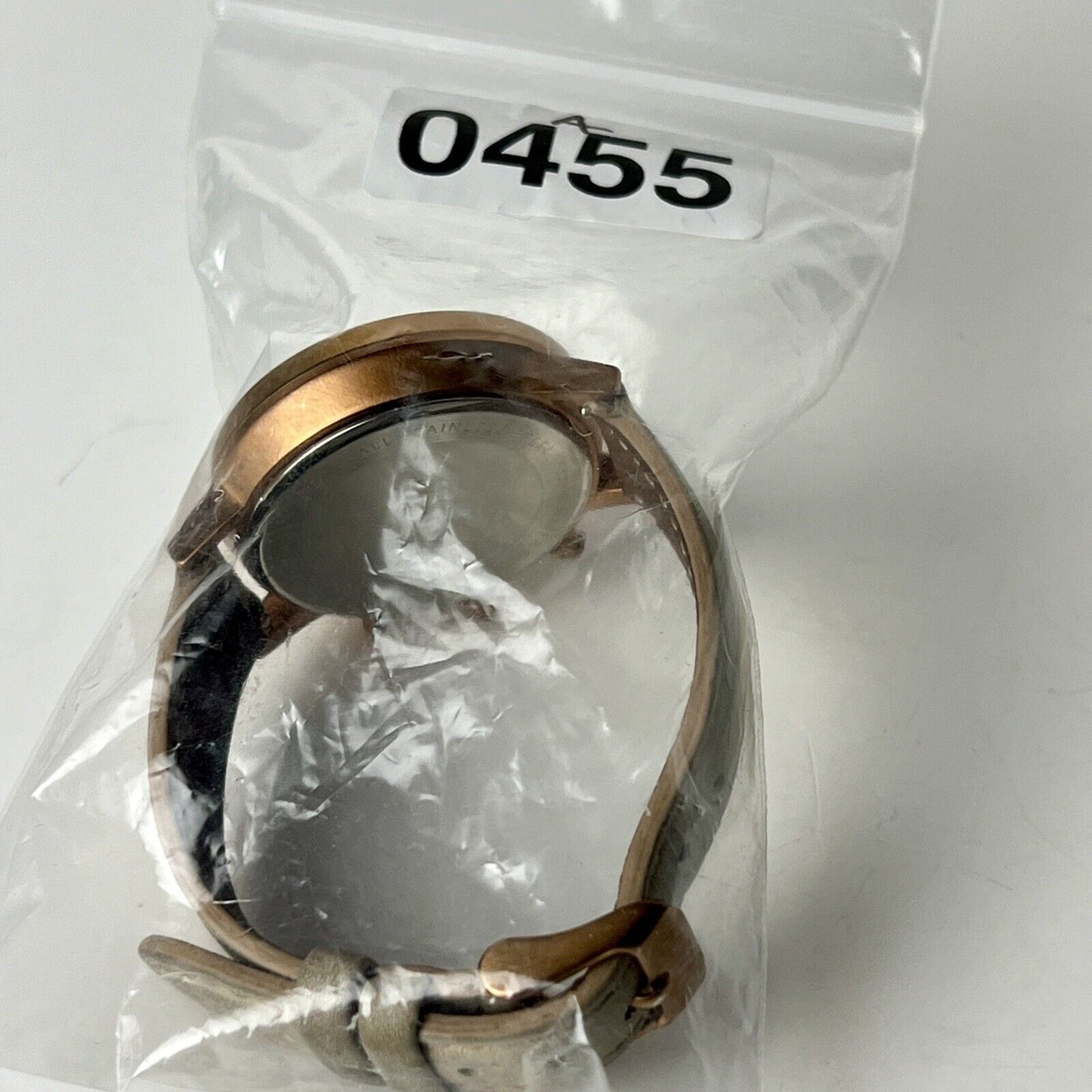 MVMT Women’s Dual Date Chronograph Crisp White Dial 3 Sub-dials 38mm Case Distressed Leather Bands