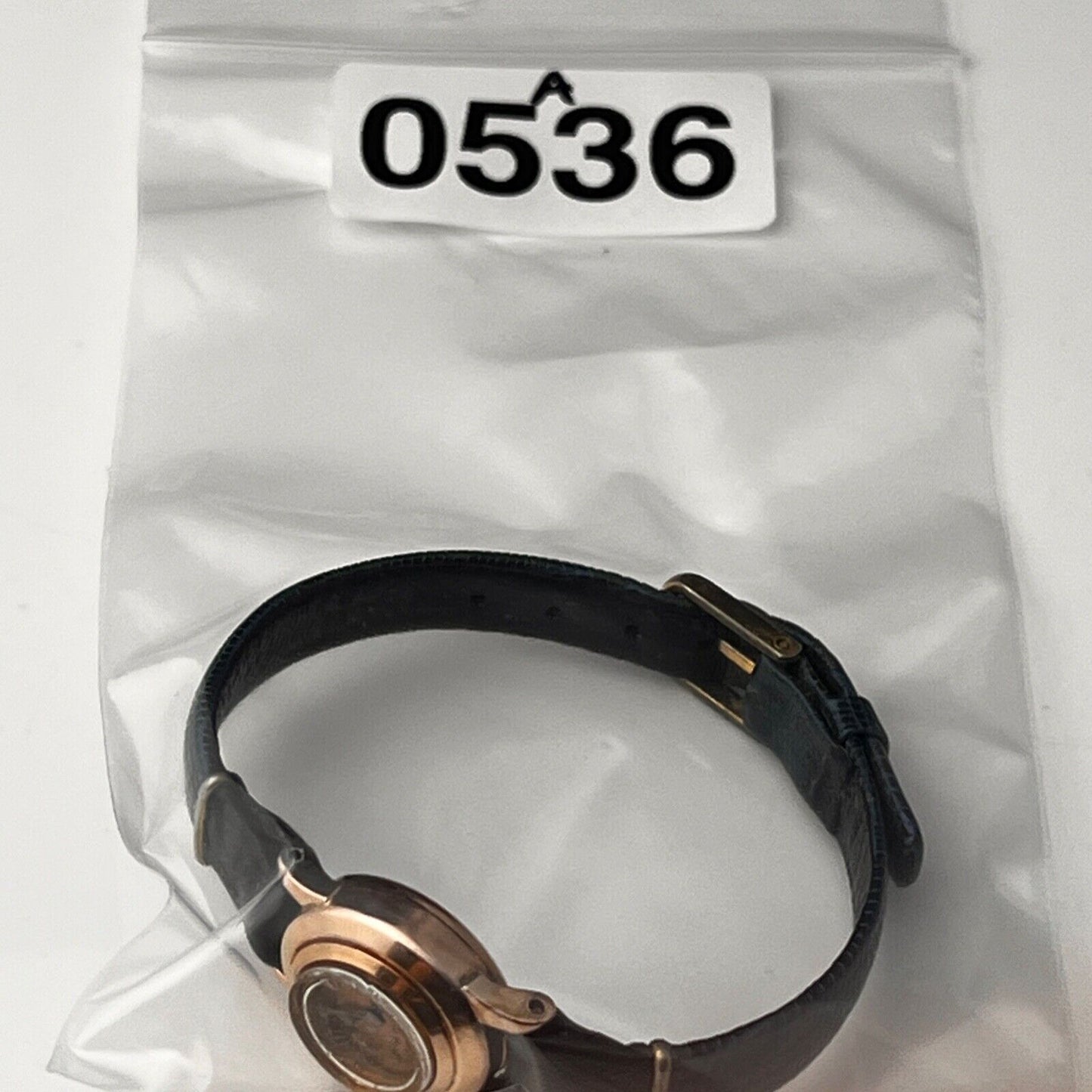 Vintage Bulova 5th Ave Womens Watch 17 Jewel Swiss Mechanical Movement Baby Blue