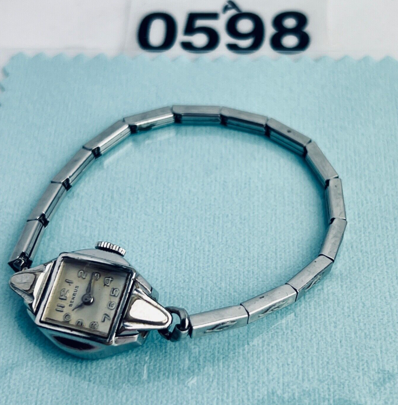 Benrus Elegant Vintage Watch Women’s 10K RGP Bezel Mechanical Movemt Manual Wind