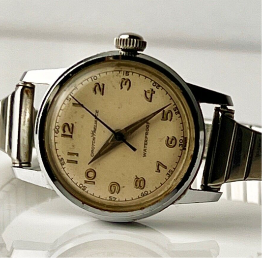 Croton Reliance Vintage Watch Swiss Made Mechanical Movement Womens Runs Perfect