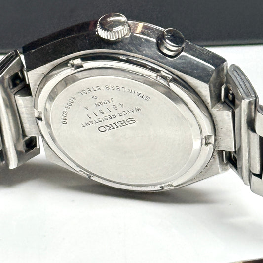 Vintage Seiko Bell-Matic Men's Watch 17 Jewel Automatic Movement Rotating Alarm Bezel