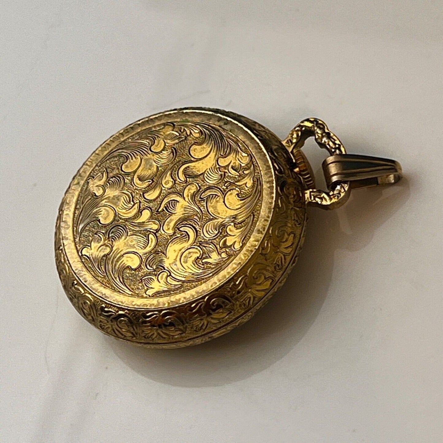 Lucerne Vintage Pocket Watch Temelex Swiss Jeweled Mechanical Movement Project Watch