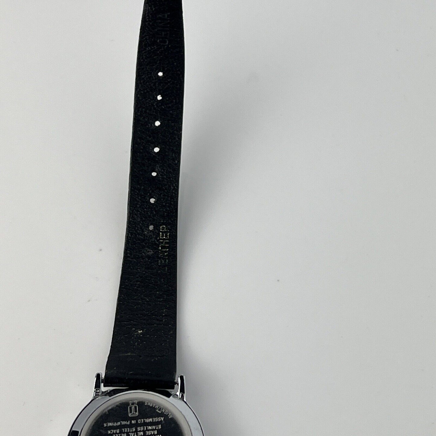 Timex X Dick Tracy Vintage 90s Watch Black Leather Bands New Battery Great Condition