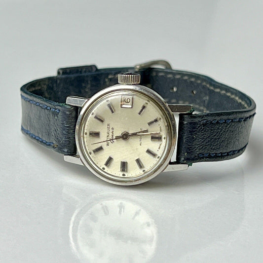 Wittnauer Automatic Date Watch Swiss Made Fully Functional Running Vintage Women