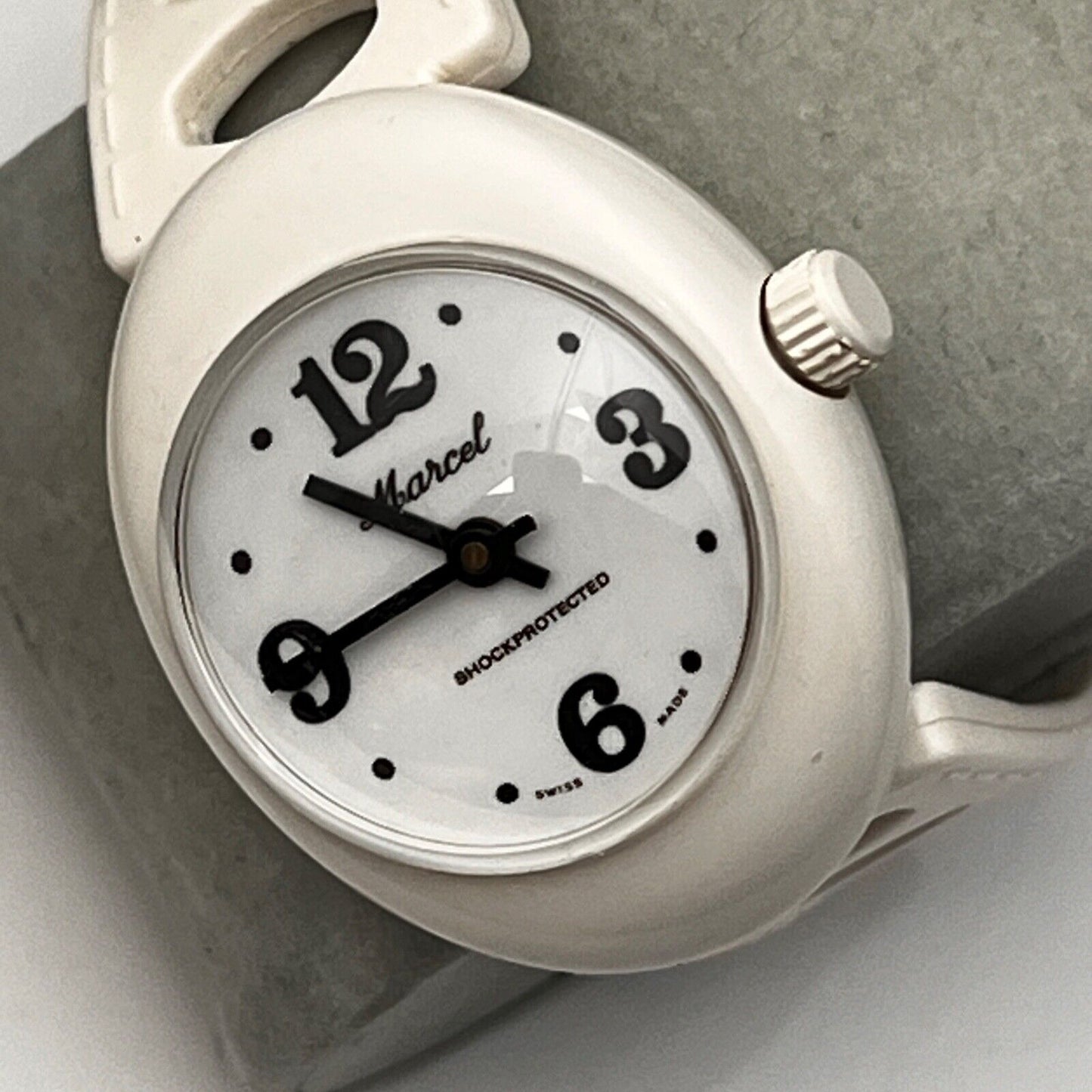 Marcel Swiss Made Watch Mechanical Movement Shock Proof Vintage Excellent Condit