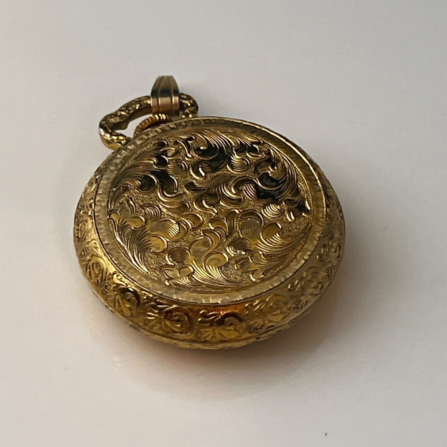 Lucerne Vintage Pocket Watch Temelex Swiss Jeweled Mechanical Movement Project Watch