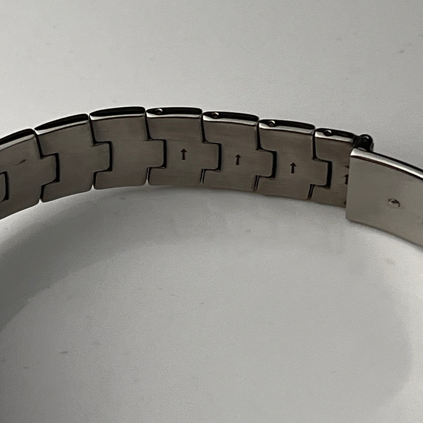 Seiko Pulsar Mens Tank Watch Two Tone Bracelet New Battery