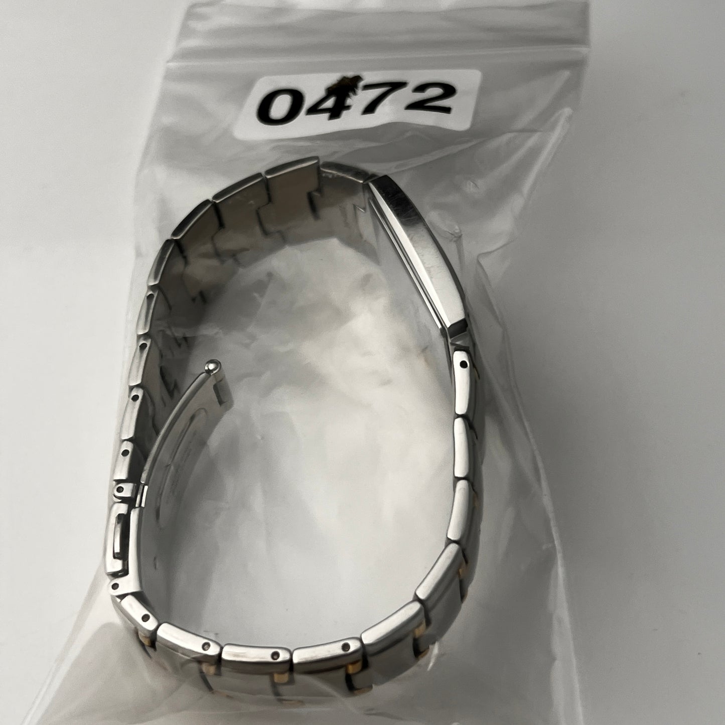 Seiko Pulsar Mens Tank Watch Two Tone Bracelet New Battery